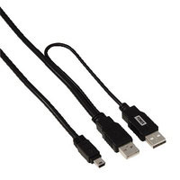 Hama Mini USB Y-Cable, 1m (00039748)